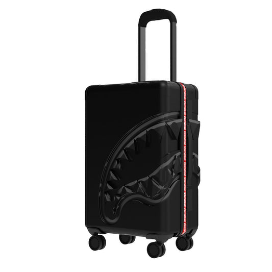 PRINTED ZIPPER SHARK CARRY-ON LUGGAGE (CL273)