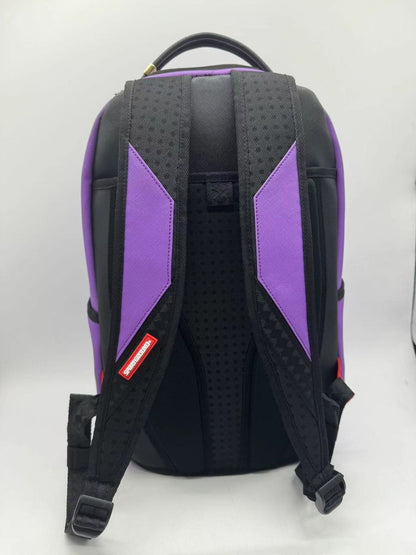 SprayGround PURPLE SHARK CENTRAL DLXVS BACKPACK (B7740)