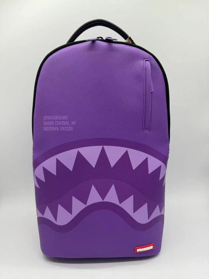 SprayGround PURPLE SHARK CENTRAL DLXVS BACKPACK (B7740)