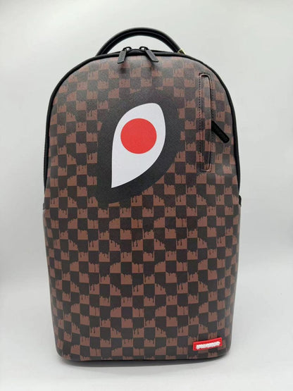SprayGround ONE EYE BROWN CHECK (B7700)