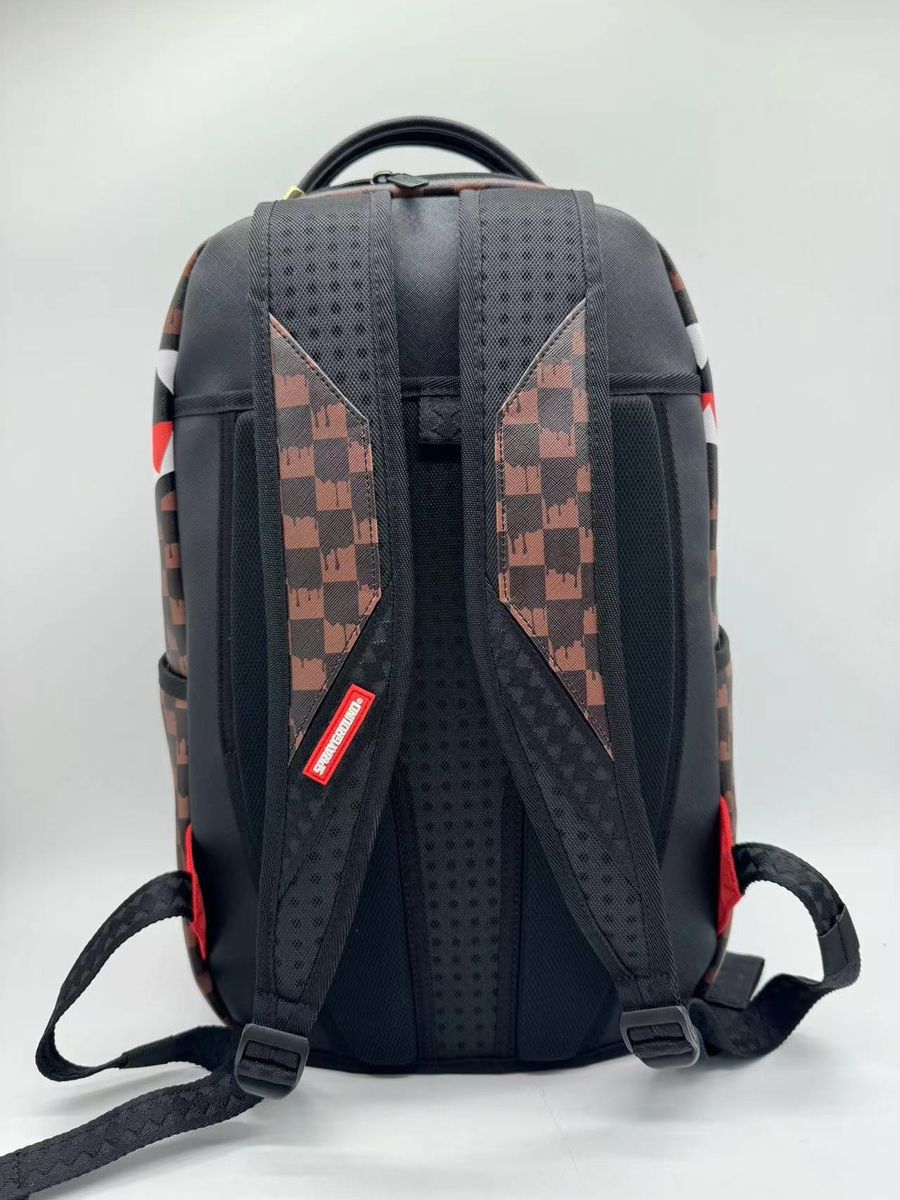 SprayGround ONE EYE BROWN CHECK (B7700)