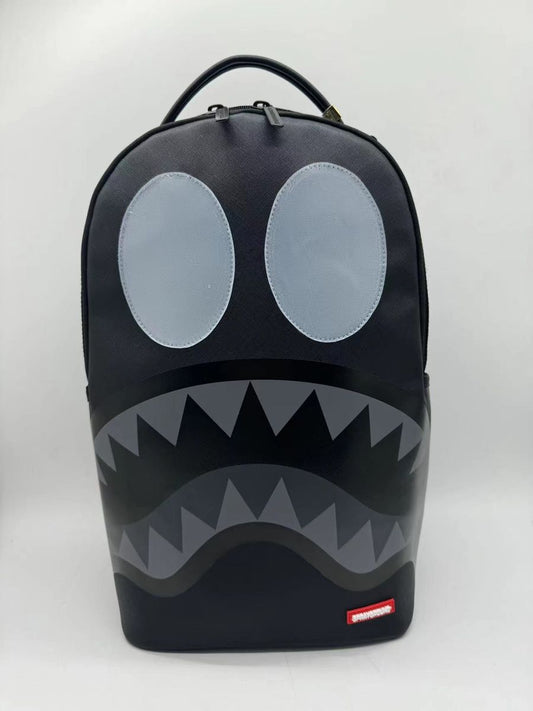 SprayGround BLACK REMOVABLE EYES DLXSV BACKPACK (B7556)