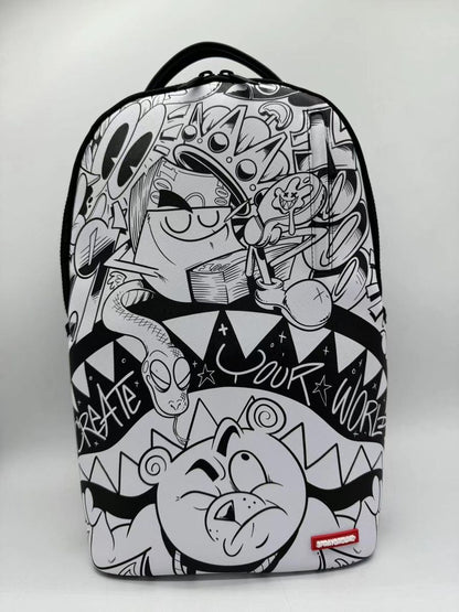 SprayGround HEAVY SHARKMOUTH DOODLE DLXSV BACKPACK (B6852)