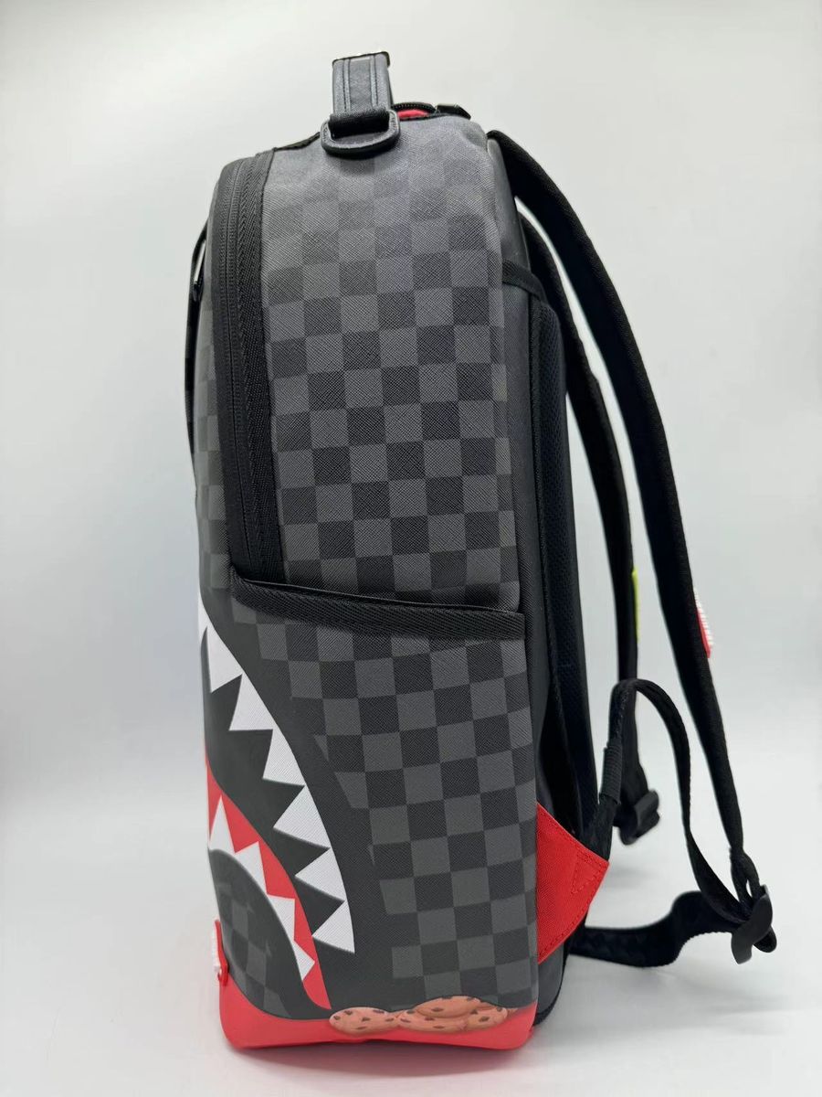 SprayGround SESAME STREET COOKIE MONSTER SNEAKING A BITE DLXSV BACKPACK (B7141)