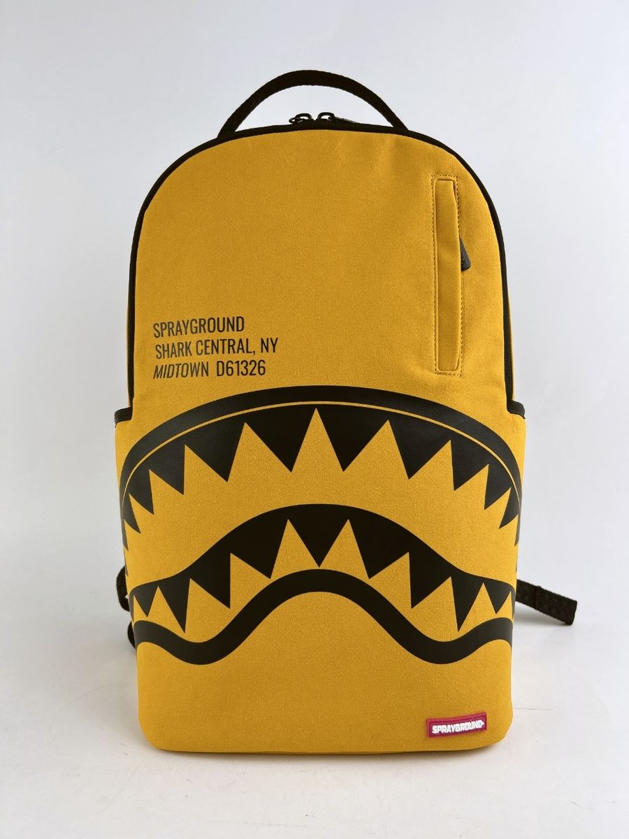 SprayGround SHARK CENTRAL DLX-FAUX SUEDE BACKPACK (B6281)