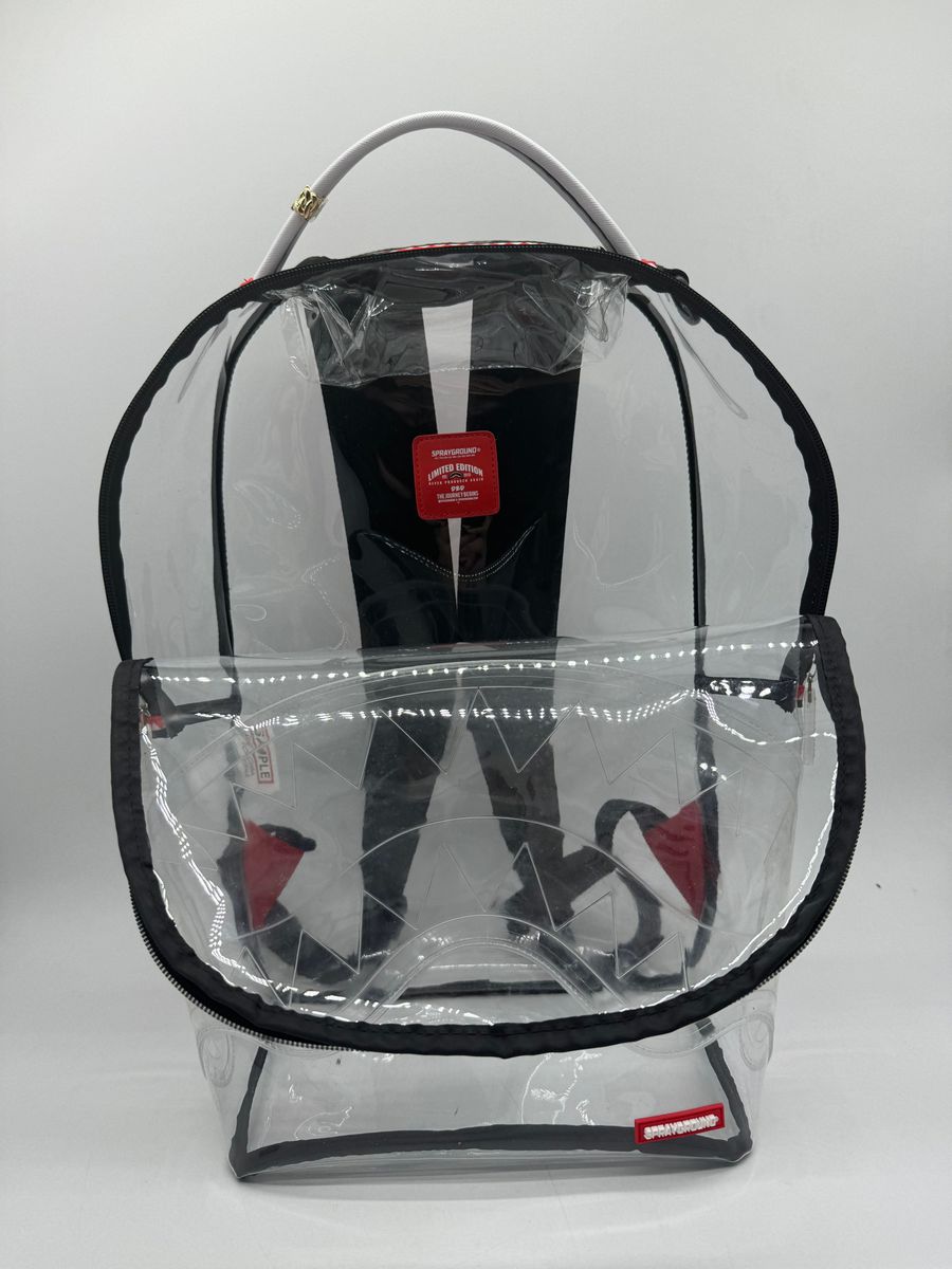 SprayGround VSM PIPING DLX CLEAR BACKPACK (B7753)
