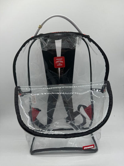 SprayGround VSM PIPING DLX CLEAR BACKPACK (B7753)