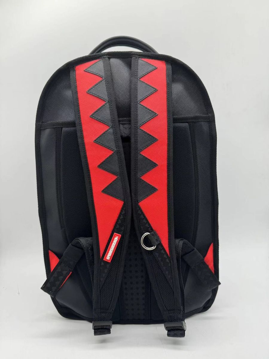 SprayGround SHARK CENTRAL CLEAR DLXSV BACKPACK (BLACK BACKPANEL) (B7710)