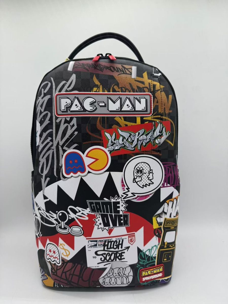 SprayGround PACMAN STICKERS DLXSV BACKPACK (B7820)