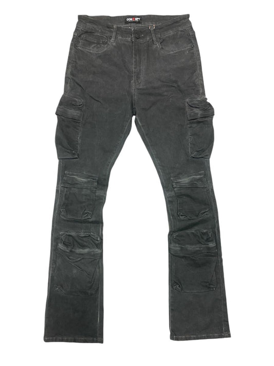 CONCEPT "Bombay" Black JEANS  (J-067 B)