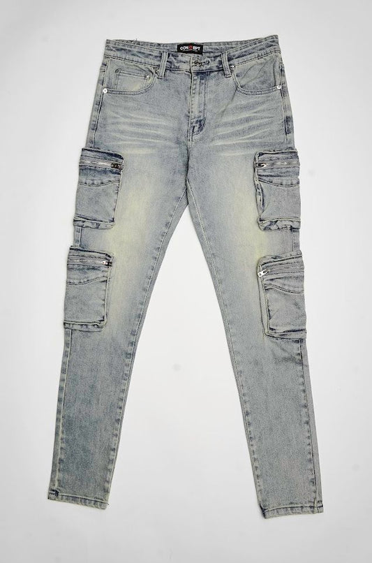 CONCEPT LA DUNKIRK CARGO DENIM J-078