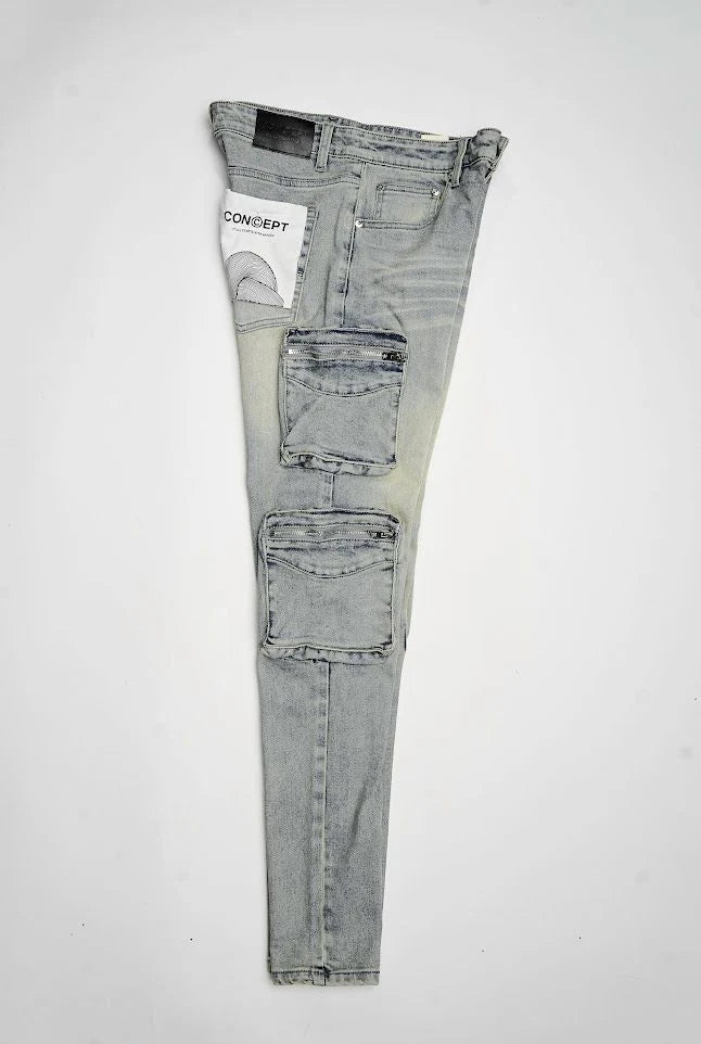 CONCEPT LA DUNKIRK CARGO DENIM J-078