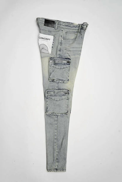 CONCEPT LA DUNKIRK CARGO DENIM J-078