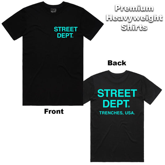 STREET DEPT (STDPT100) BLK/AQUA