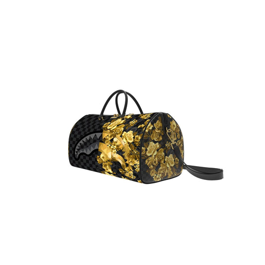 SPRAYGROUND GOLD FLORAL REMIX MINI DUFFLE (D9004)