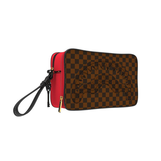 SPRAYGROUND RED REDEMPTION TOILETRY BRICK (B8899)
