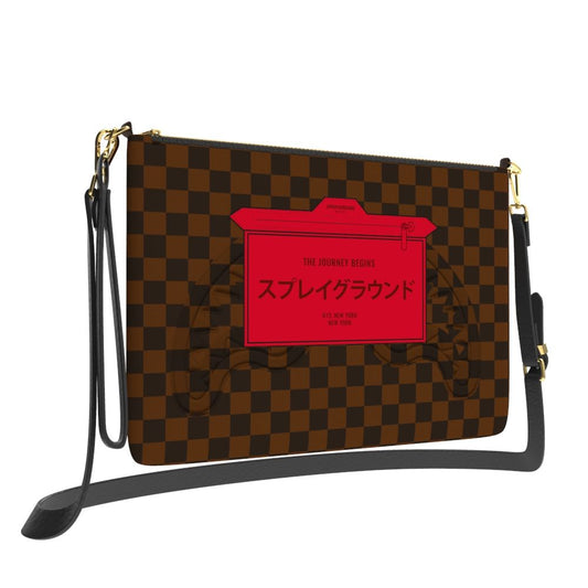 SPRAYGROUND RED REDEMPTION CROSSOVER CLUTCH (B8900)