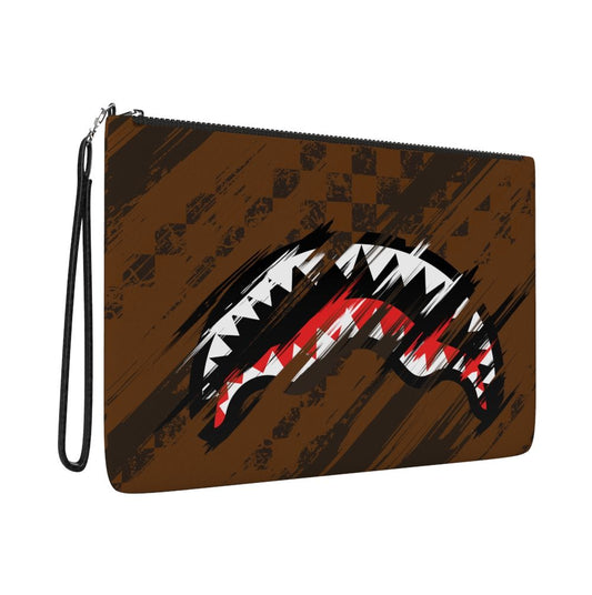 SPRAYGROUND SMEARED GRUNGE CROSSOVER CLUTCH (B8969)