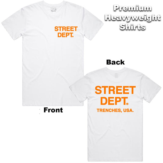 STREET DEPT (STDPT100) WHITE/ORANGE