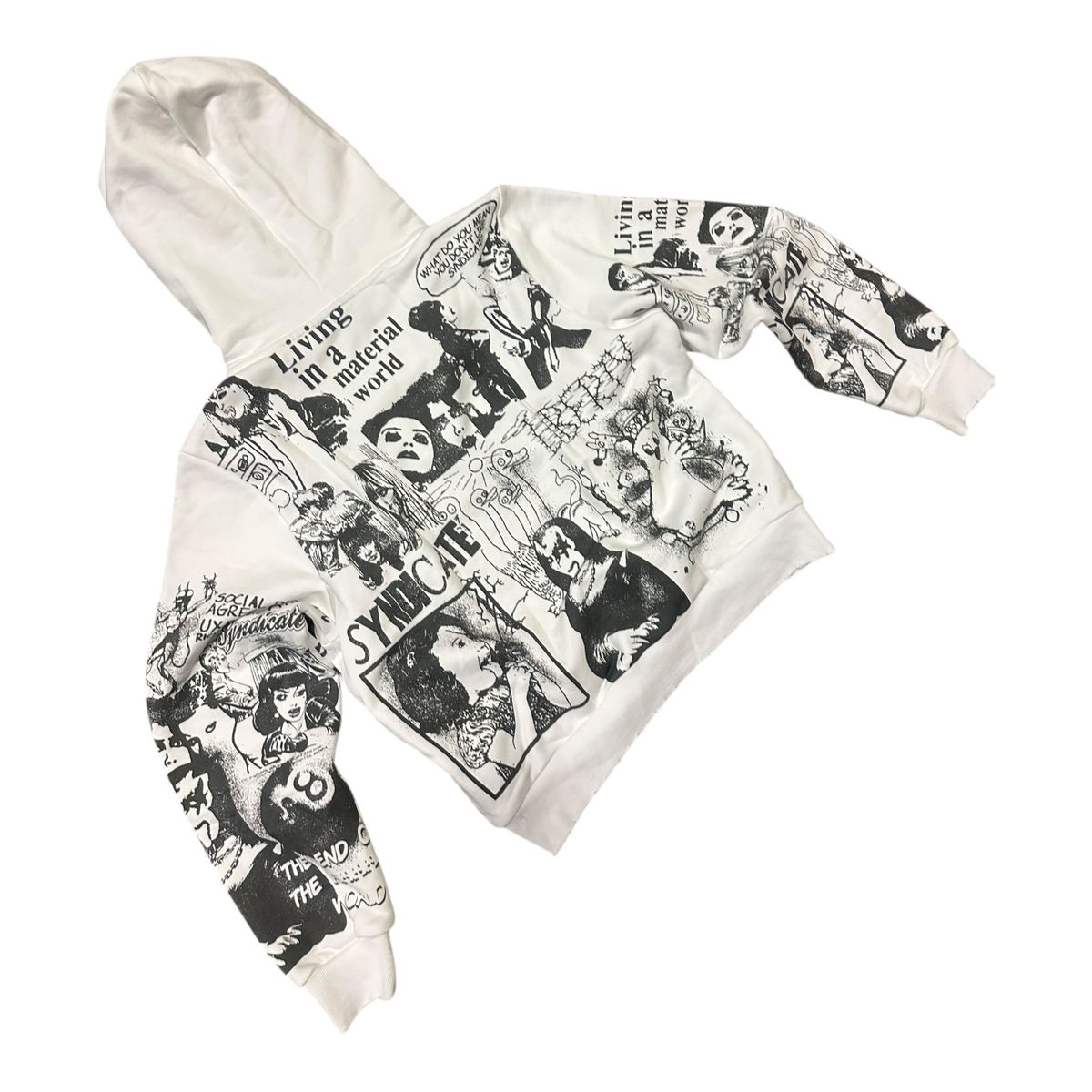 THE SYNDICATE "LIBERTY" HOODIE - WHT (SYNQH_2)