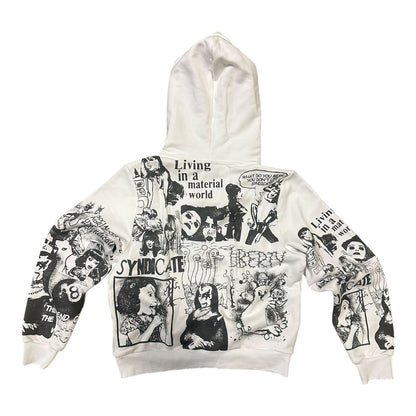 THE SYNDICATE "LIBERTY" HOODIE - WHT (SYNQH_2)