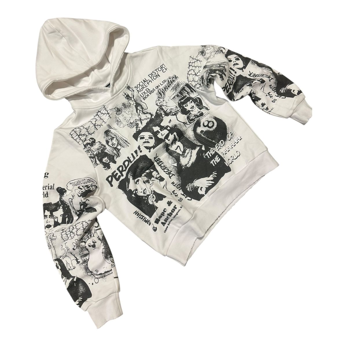 THE SYNDICATE "LIBERTY" HOODIE - WHT (SYNQH_2)