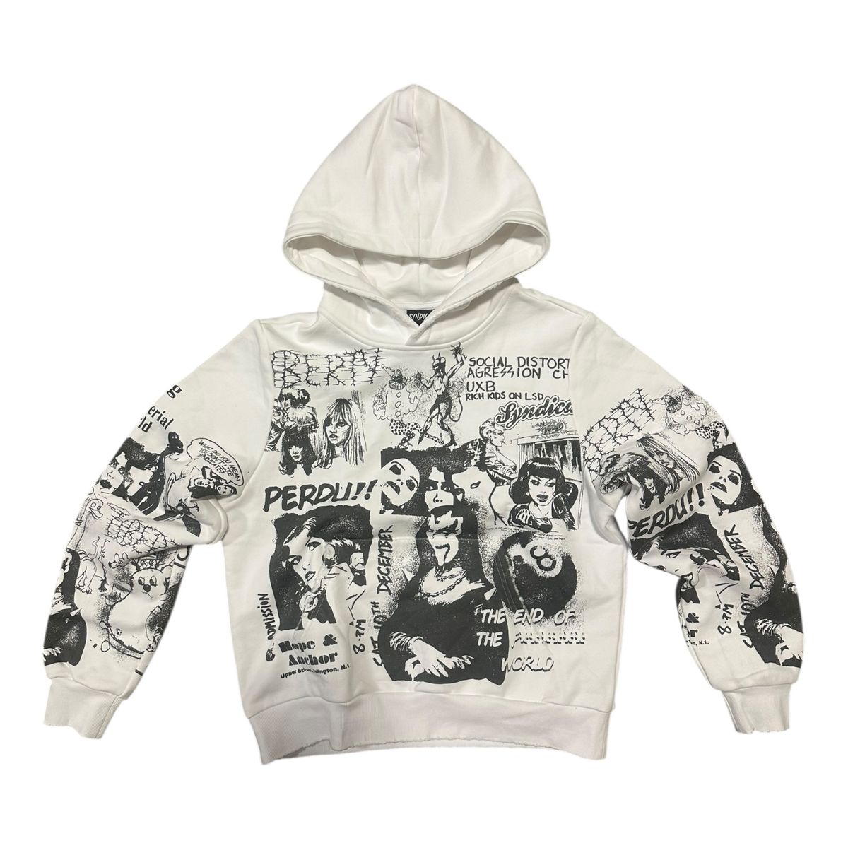 THE SYNDICATE "LIBERTY" HOODIE - WHT (SYNQH_2)