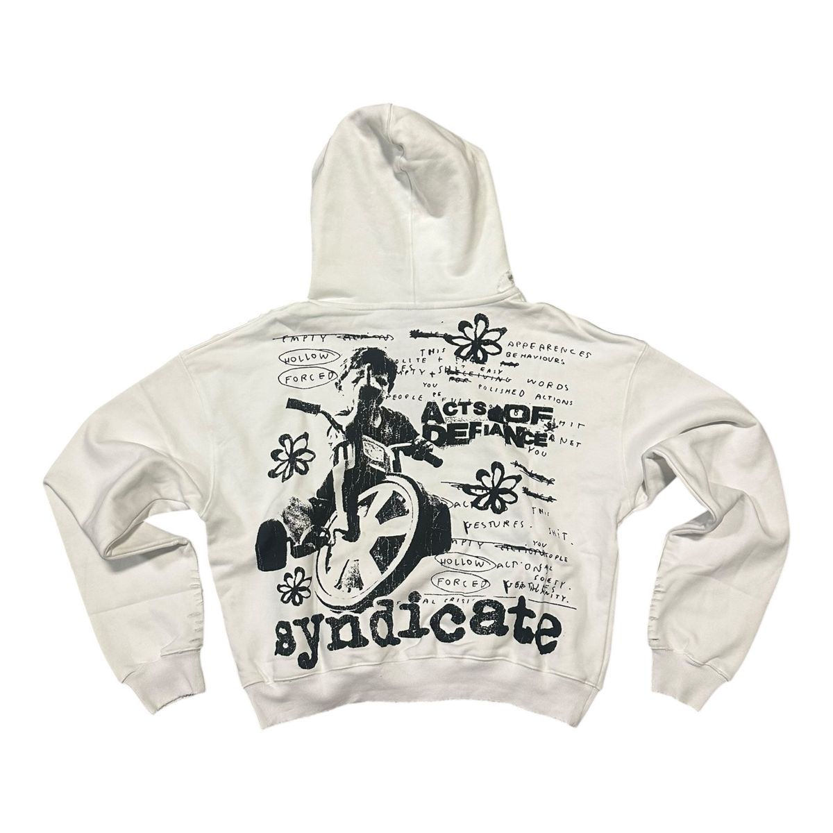 THE SYNDICATE "DEFIANCE" ZIP UP-WHT (SYNH_2)