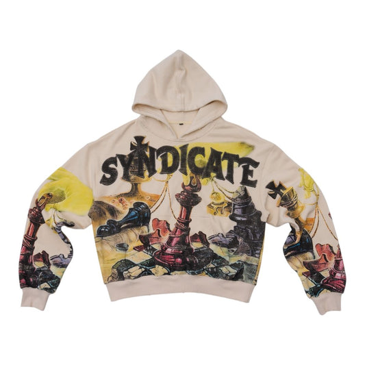 THE SYNDICATE "KING" HOODIE-BONE WASH (SYNH_5 (3))