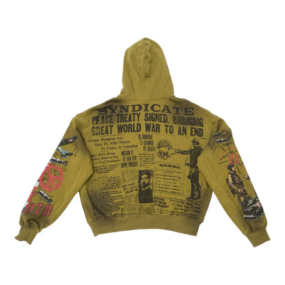 THE SYNDICATE "PEACE" FULL ZIP HOODIE (SYNH_18)