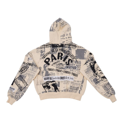 THE SYNDICATE "ARCHIVE" ZIP UP- BONE (SYNH_17)