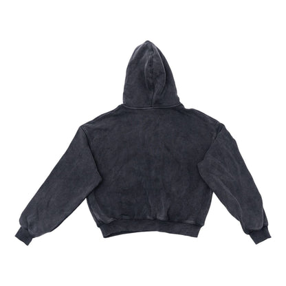THE SYNDICATE "WEB" ZIP UP-BLK WASH (SYNH_29 (2))