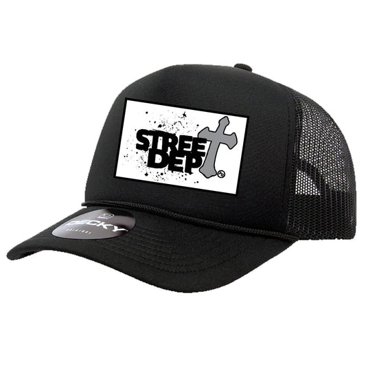 STREET CROSS - Trucker Hat Black w/ Black