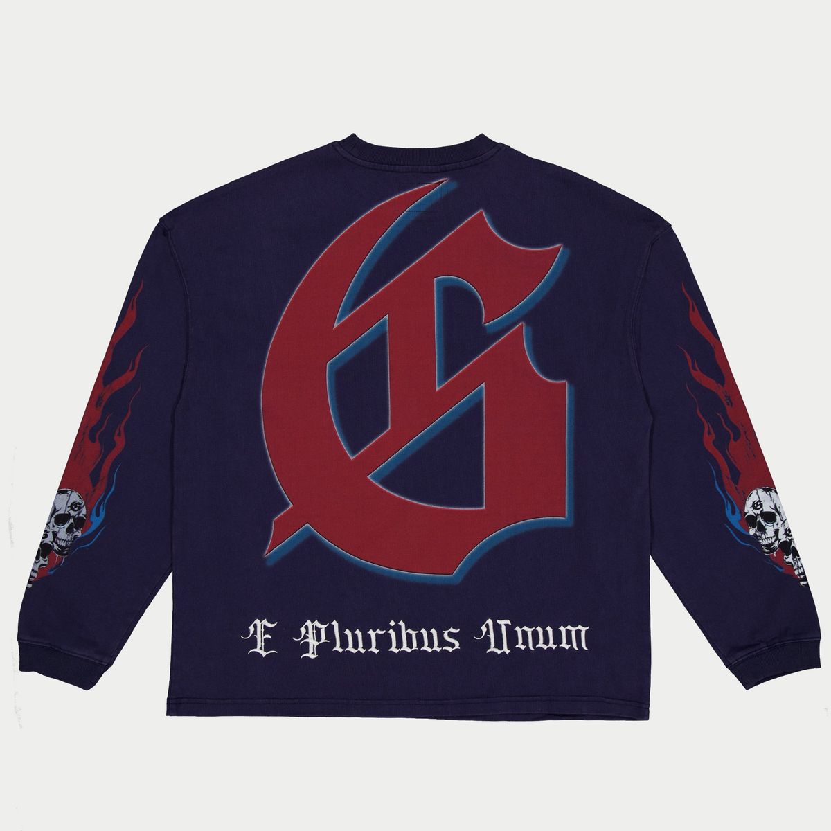 Godspeed  Checkmate LS T-Shirt (Navy) (Checkmate-Ls-T-Shirt-Navy)