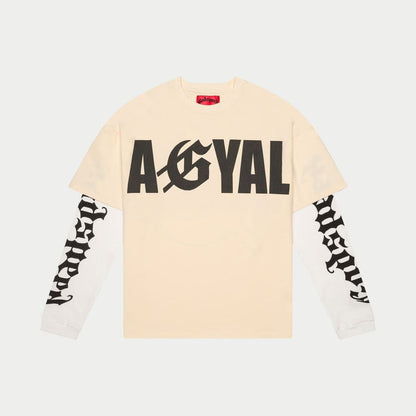 Godspeed  AGYAL Layered T-Shirt (Bone) (Agyal-Layered-T-Shirt-Bone)