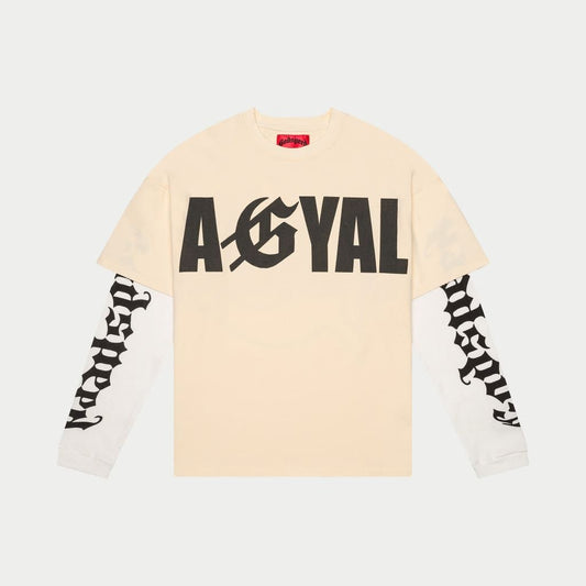 Godspeed  AGYAL Layered T-Shirt (Bone) (Agyal-Layered-T-Shirt-Bone)