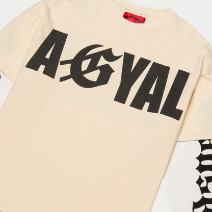 Godspeed  AGYAL Layered T-Shirt (Bone) (Agyal-Layered-T-Shirt-Bone)