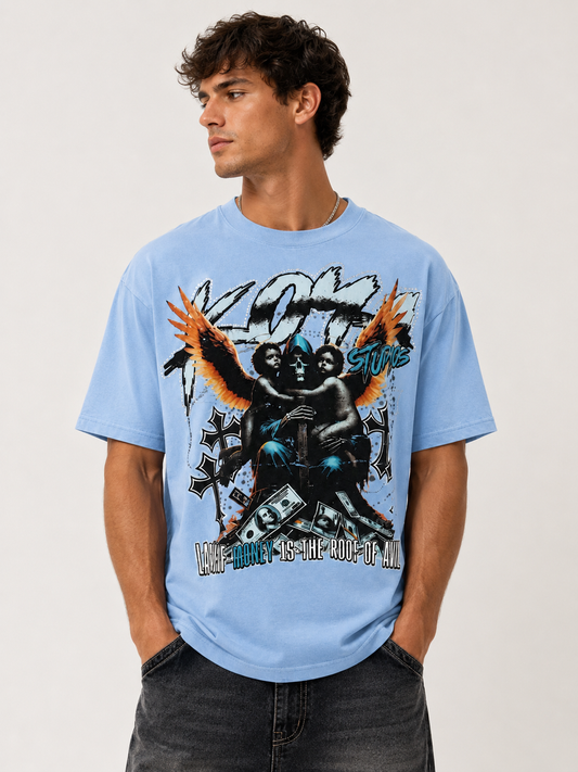 KOYA MEN'S LACK OF MONEY BOXY TEE