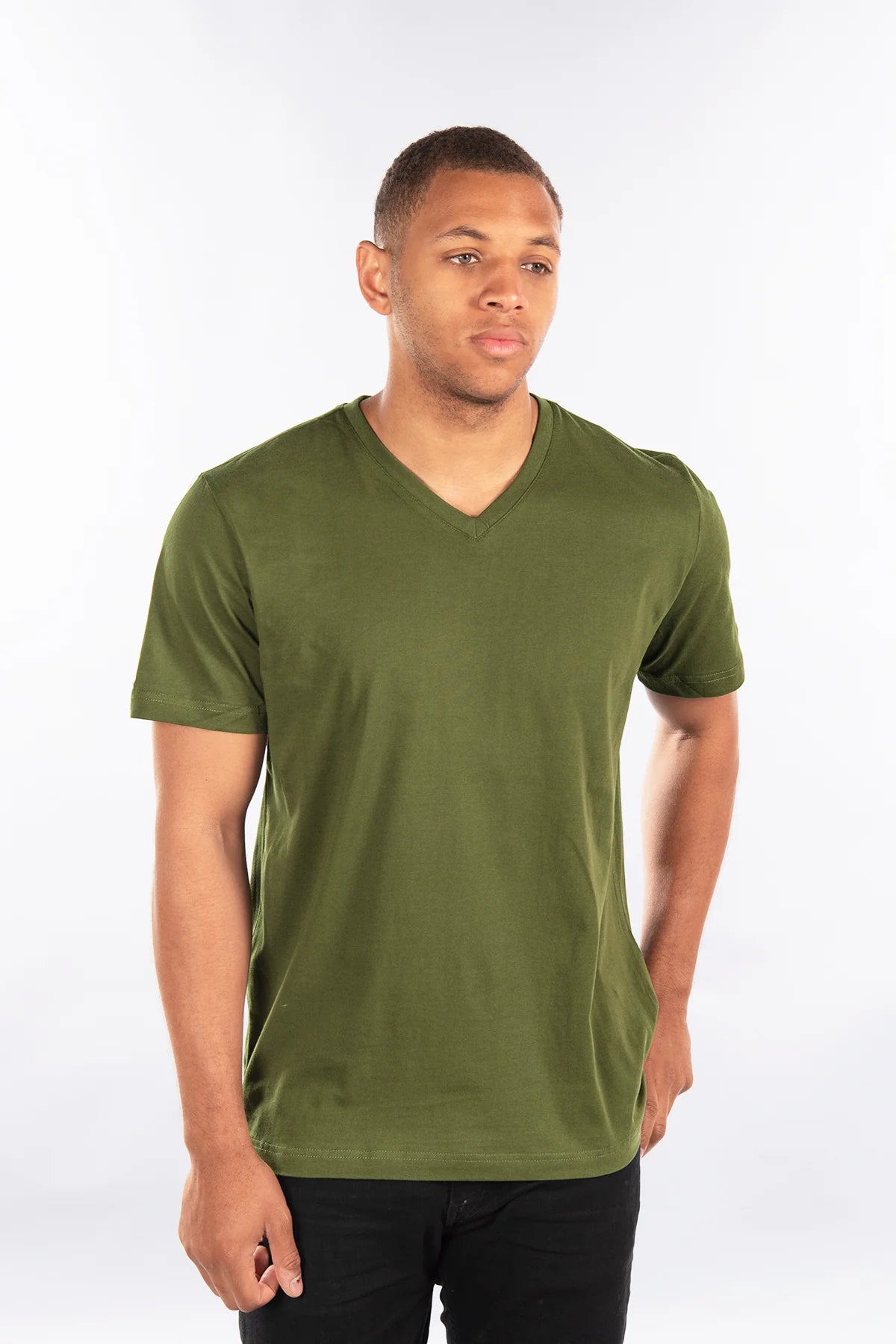 CityLab -Basic T-Shirt, V Neck 0208V