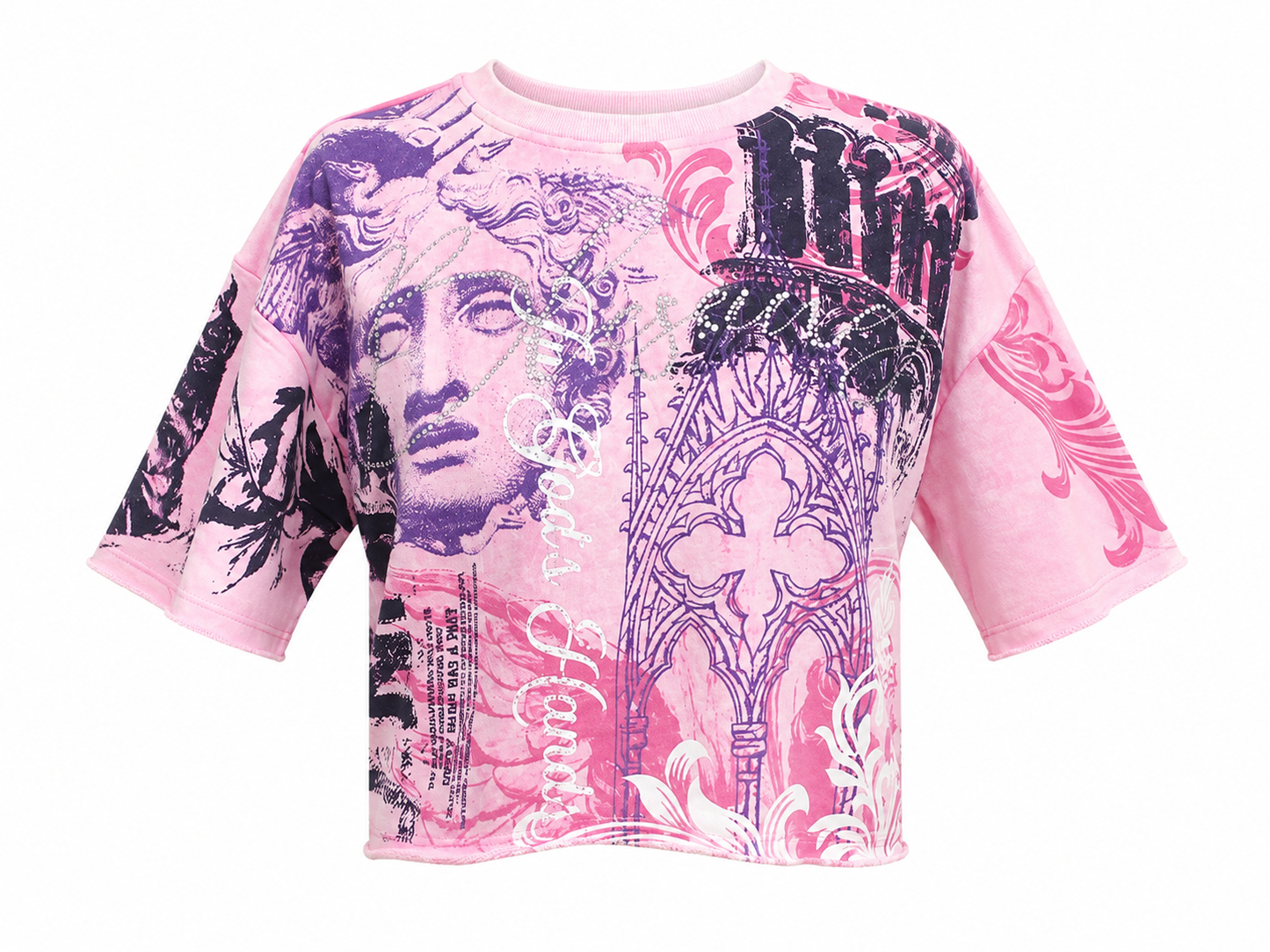 REDFOX WOMEN'S ROYAL CATHEDRAL CROP TEE