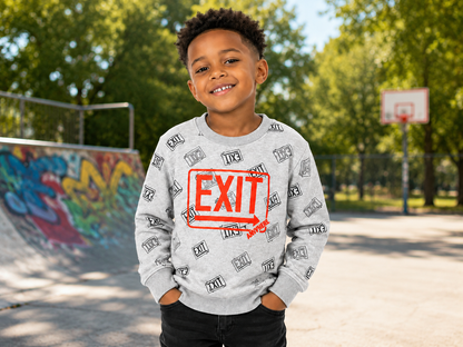EXIT KIDS SIGNATURE CREWNECK