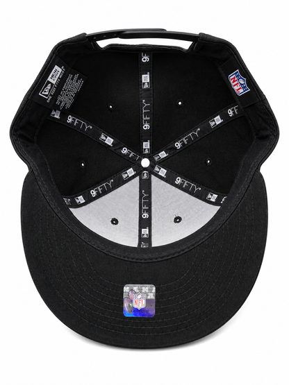 NEW ERA DETROIT LIONS TRIPLE BLACK 9FIFTY SNAPBACK CAP