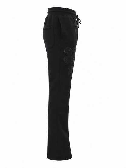ROKU STUDIO MEN'S DETROIT FLARE STACKED JOGGERS