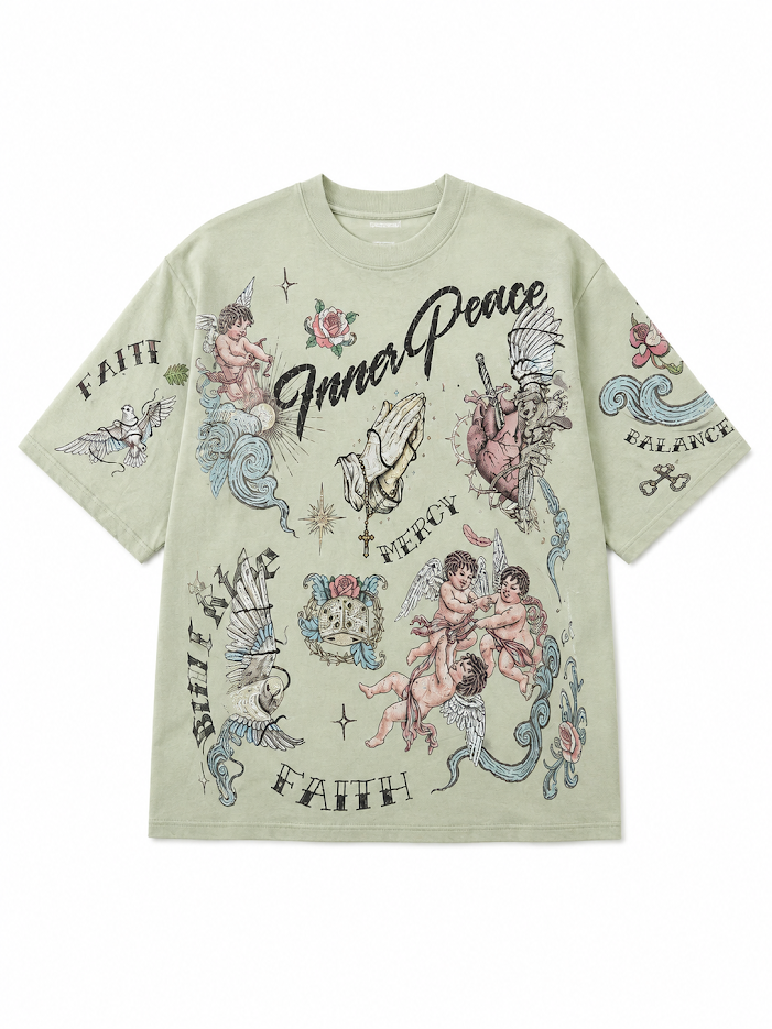 ROKU STUDIO FOREVER PRAYER VINTAGE GRAPHIC TEE