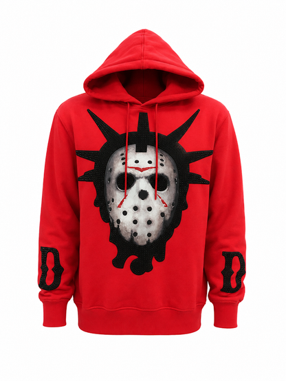 ROKU STUDIO MEN'S DETROIT 313 GHOST FACE HOODIE (RK5481923)