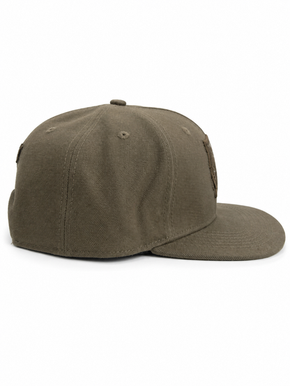 PRO STANDARD NEUTRALS DETROIT TIGERS DARK TAUPE SNAPBACK CAP