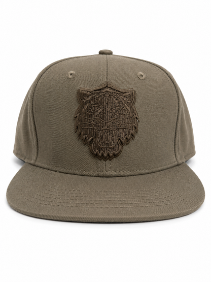 PRO STANDARD NEUTRALS DETROIT TIGERS DARK TAUPE SNAPBACK CAP