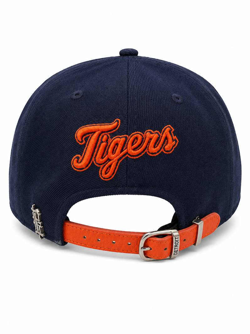 PRO STANDARD DETROIT TIGERS MIDNIGHT NAVY LETTERMAN STRAPBACK CAP