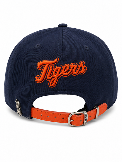 PRO STANDARD DETROIT TIGERS MIDNIGHT NAVY LETTERMAN STRAPBACK CAP