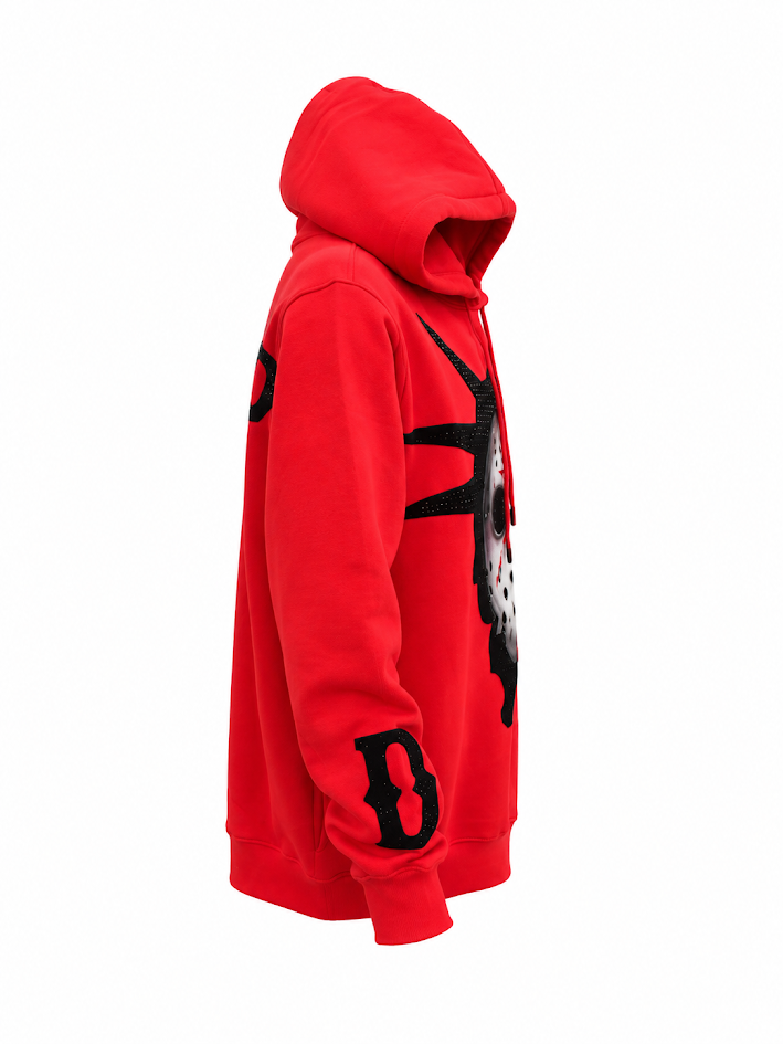 ROKU STUDIO MEN'S DETROIT 313 GHOST FACE HOODIE (RK5481923)